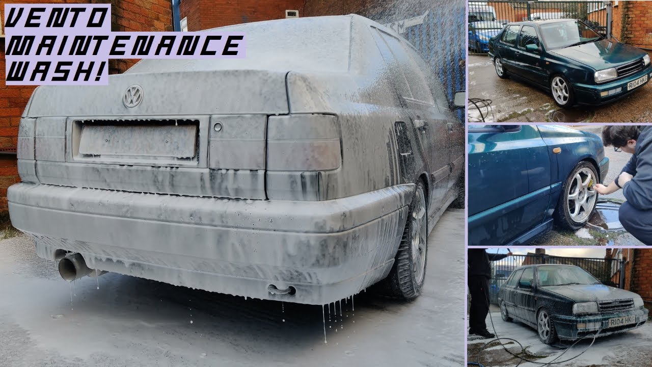Winter Maintenance Wash for my VW Vento / MK3 Jetta Project Car! - Satisfying Clean