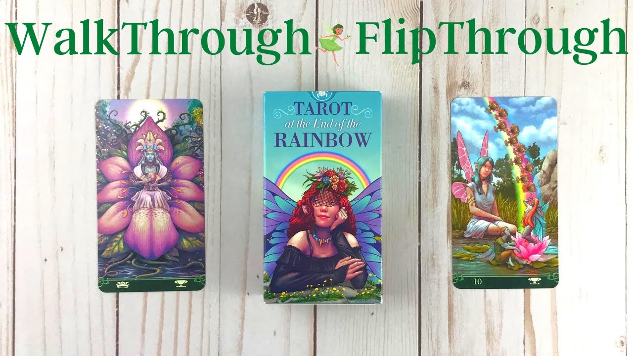 Tarot at the End of the Rainbow 🧚‍♀️ Tarot Cards Flip Through, Walkthrough, Faery, Fairy Tarot Deck