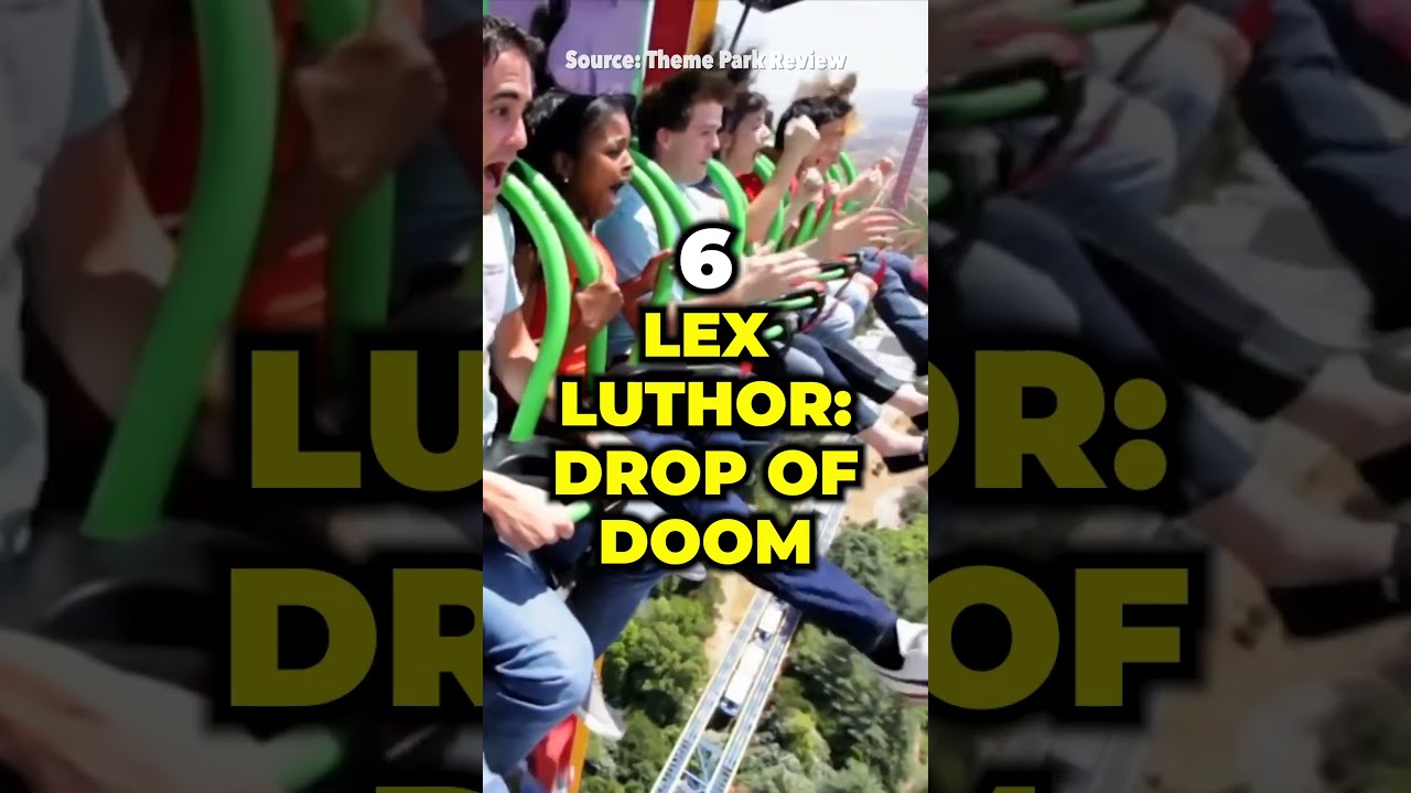 Top 10 BEST Rides at Six Flags Magic Mountain (2023) | #shorts #sixflags #magicmountain#themepark