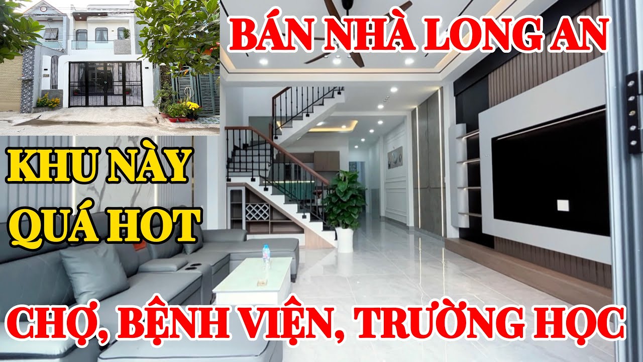 Bán nhà Long An. Khu HOT nhất - tiện ích xung quanh.