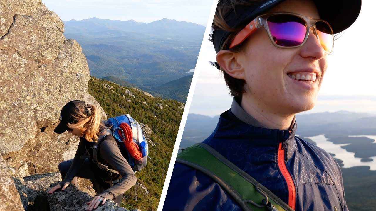 CLIMBING A GIANT ROCKSLIDE IN THE ADIRONDACK MOUNTAINS! (4K)