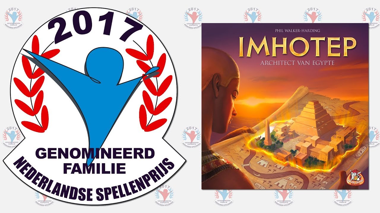 Nederlandse Spellenprijs Nominatie 2017 - Imhotep