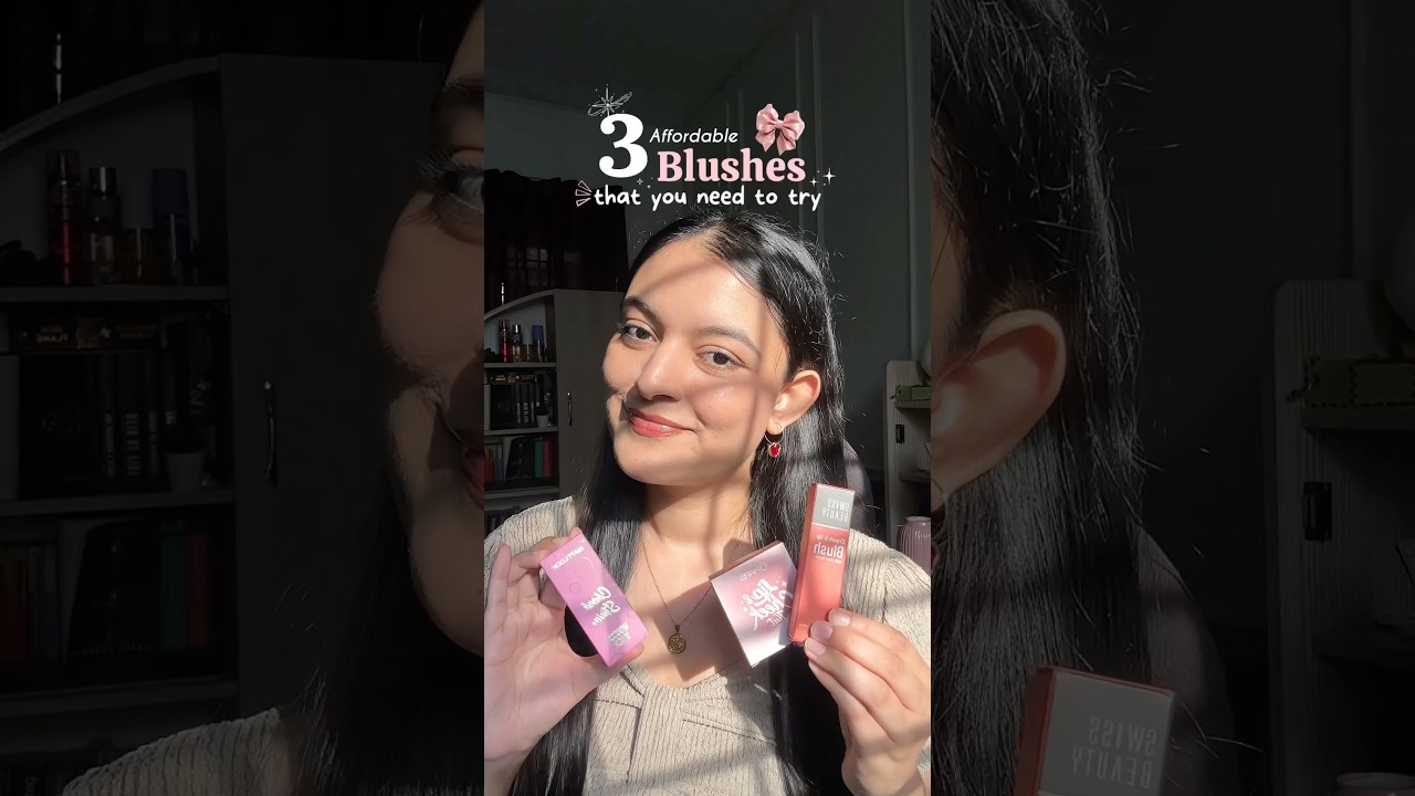 3 Affordable Blushes💗 #blush #makeup #indian #makeuphacks #beauty #explore #youtubeshorts #shorts