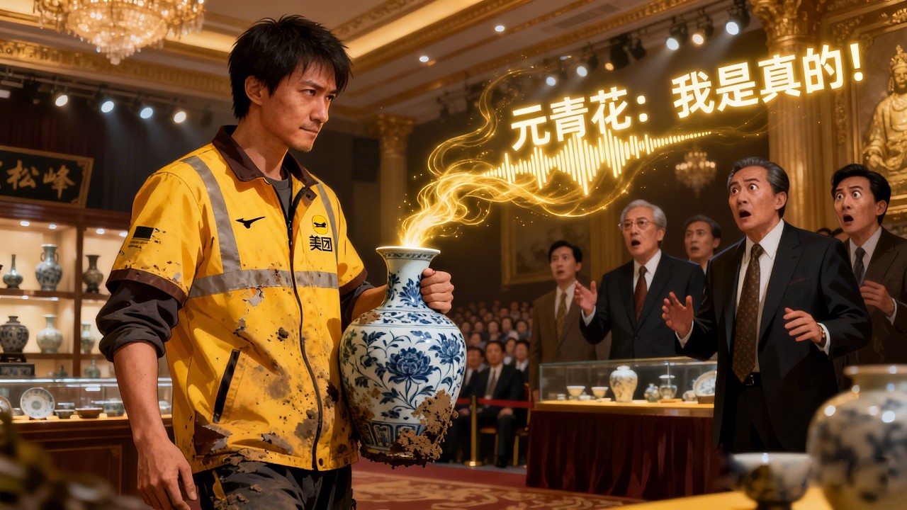 🔥外賣員被綠瞬間覺醒超能力，能聽古董說真話！竟聽見明代花瓶口罵專家：你全家才是贗品！#幕燃剧场#短剧 #都市 #逆袭 #搞笑 #系统 #修仙 #爱情 #甜宠 #drama #穿越 #重生#短劇