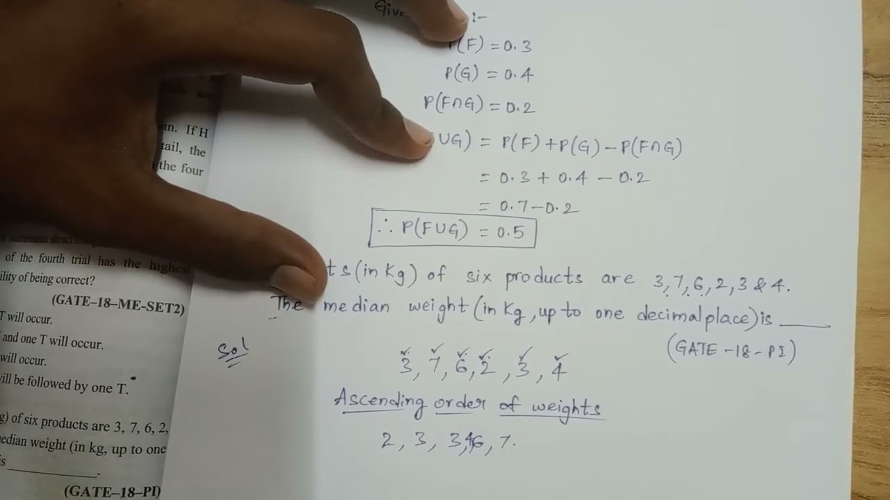 Probability & Statistics|GATE|Previous Questions(2)
