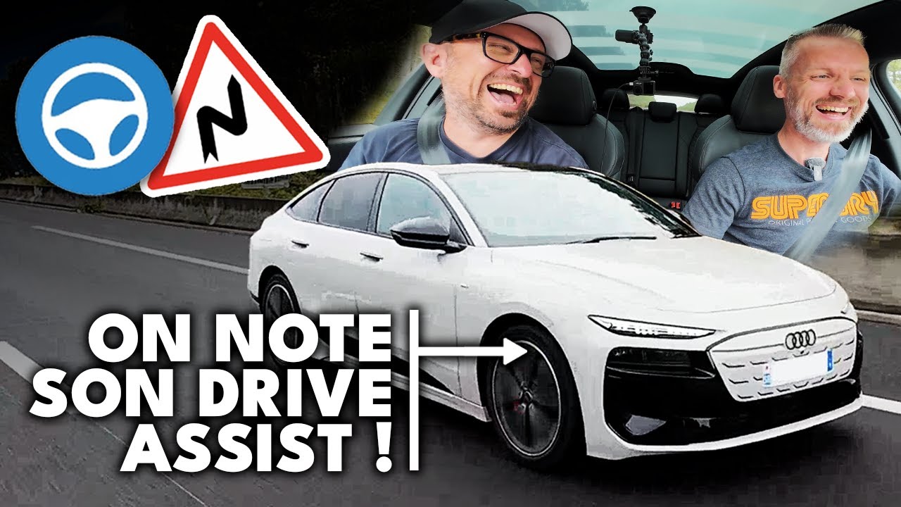 Audi A6 e-tron : on note son DRIVE ASSIST ! Mieux que BMW ? (Autopilot challenge)