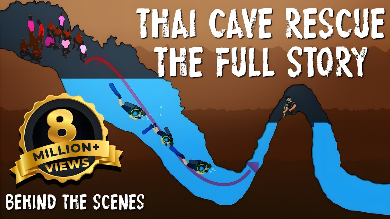 Thai cave rescue. Full story in 2D animation, including behind the scenes.