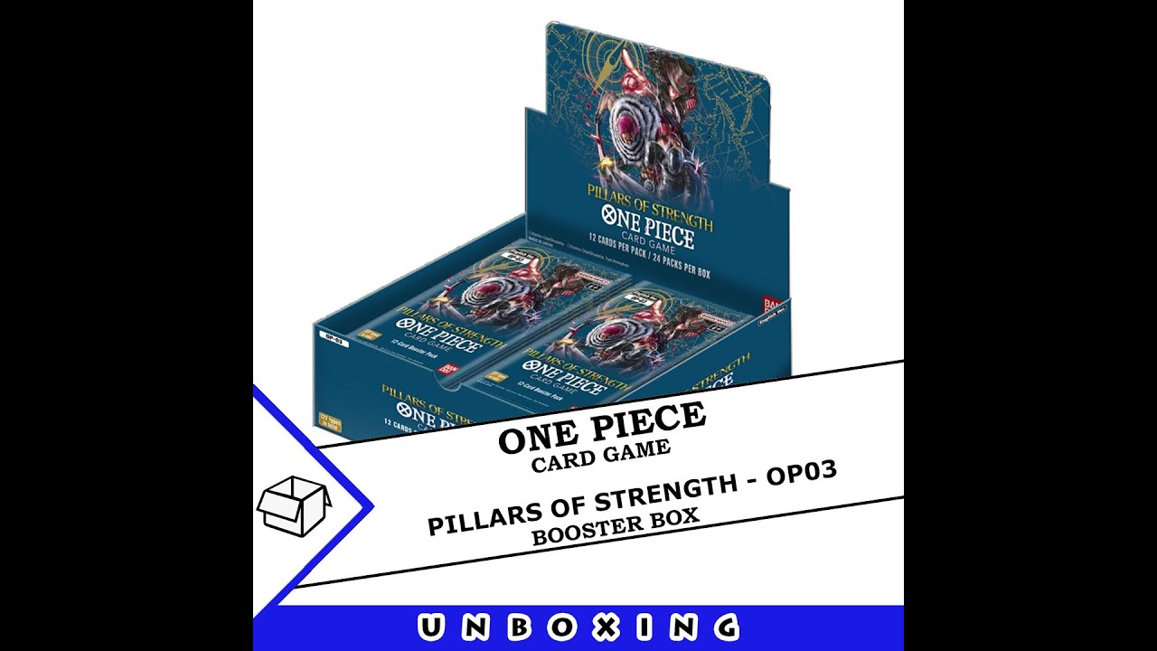 One Piece Card Game - Pillars of Strength booster box (OP-03) - Part 1
