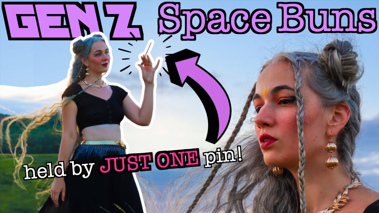 Супер длинные волосы, которые придают поколению Z 🧜‍♀️🌌🪐 фут. Космические пучки, которые выглядят...