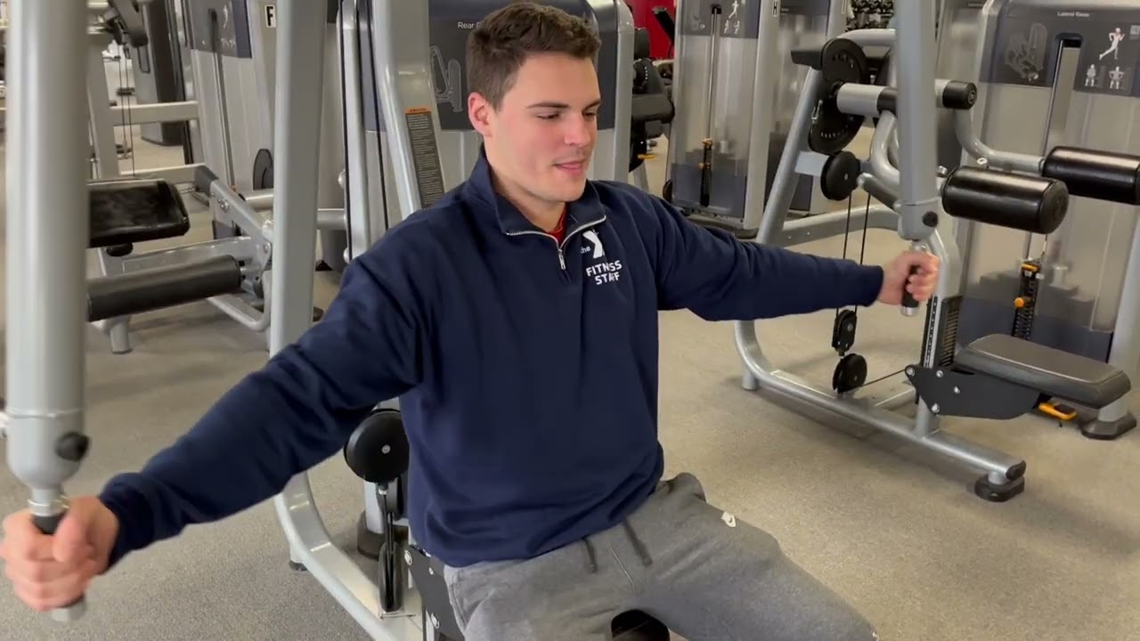 Rear Deltoid/Pectoral Fly Machine (Precor) Demonstration