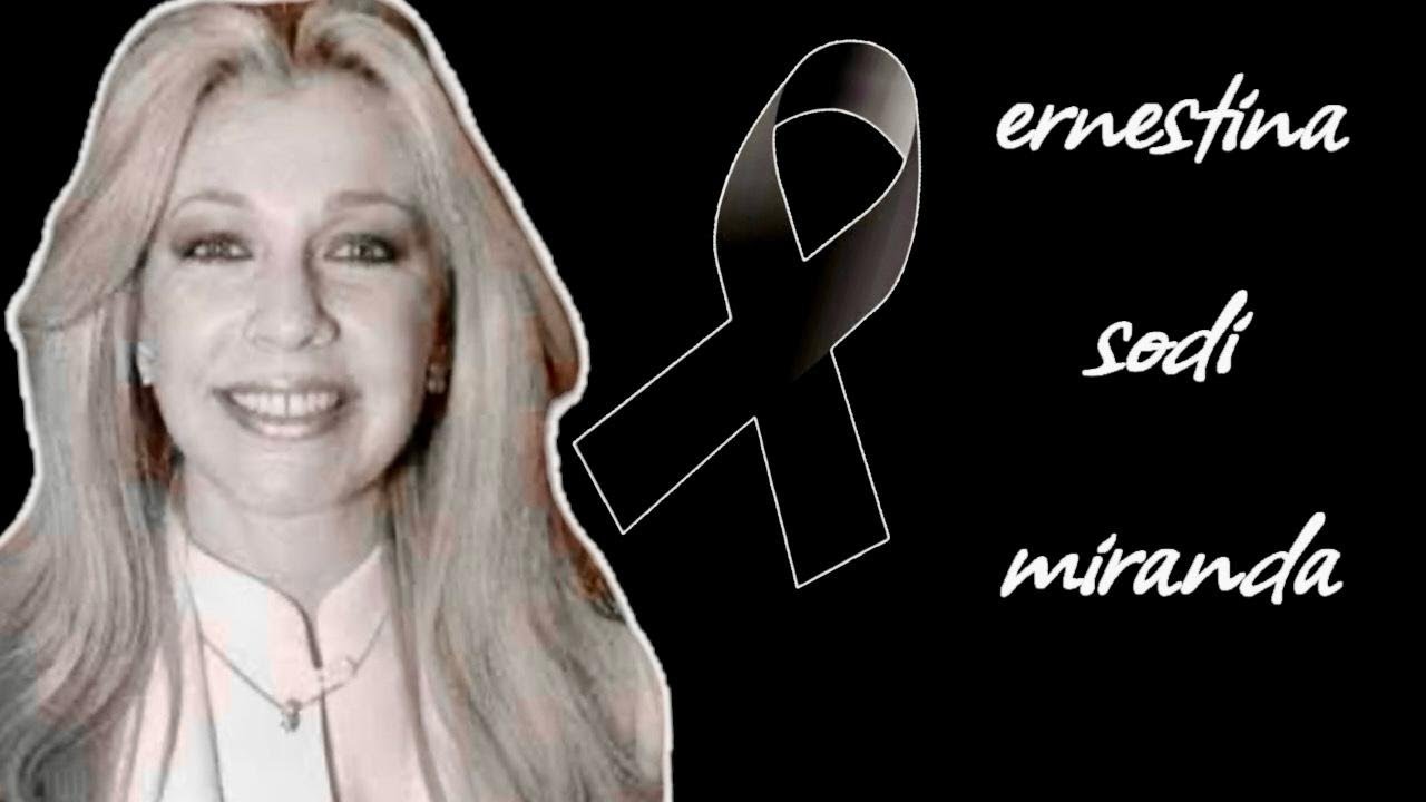 ERNESTINA SODI SE DESPIDE SIN CULPAS Y RENCORES #QEPD