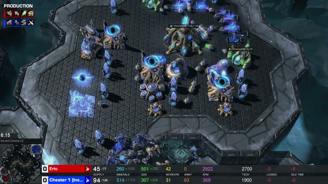 StarCraft II | 2026 03 19 | 1v1 Protoss (Python-Controlled) vs Cheater 1 Insane (Protoss AI)