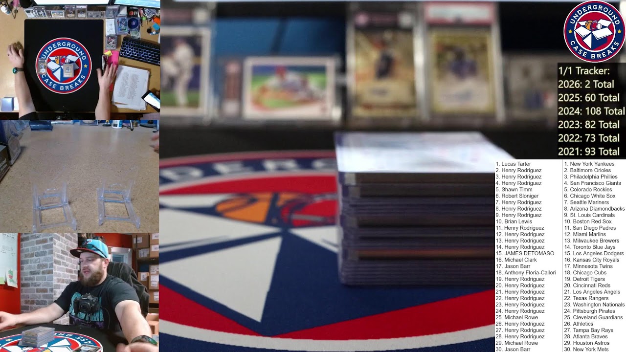 2025 Topps Gilded Collection Baseball 4 Box Random Team Case Break #1563