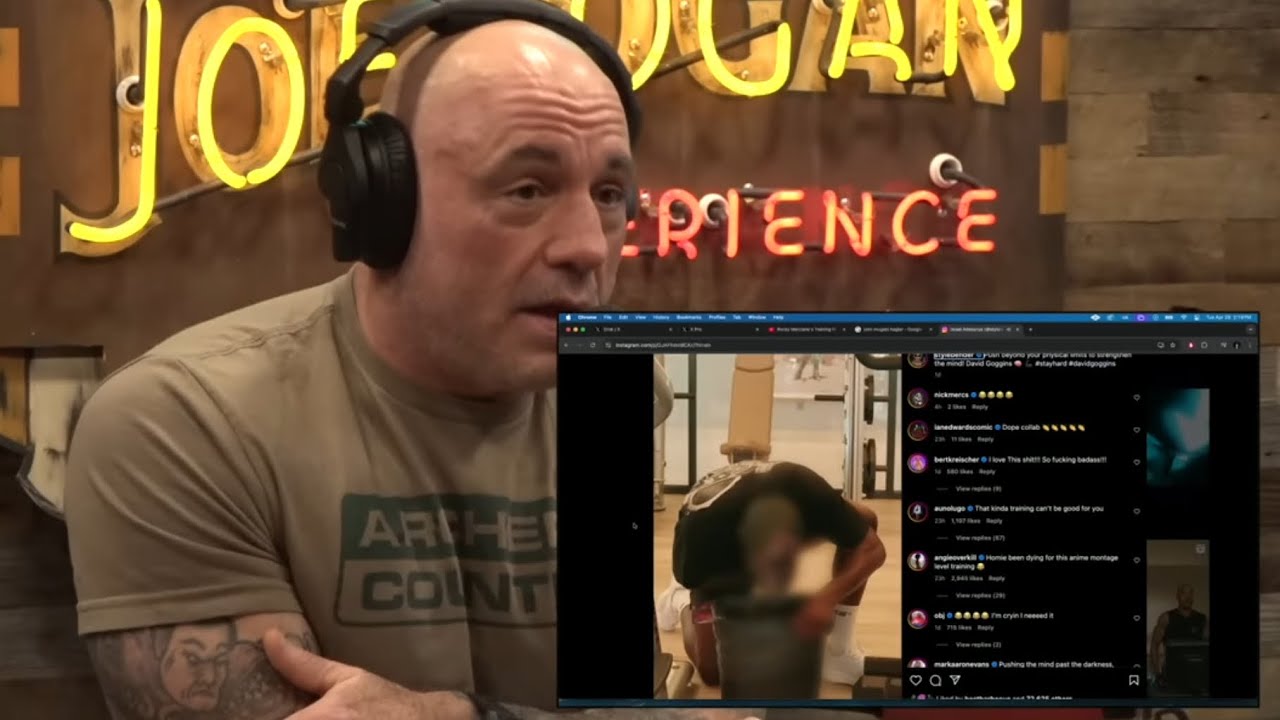 Joe Rogan On David Goggins Breaking Adesanya In Brutal Training Session