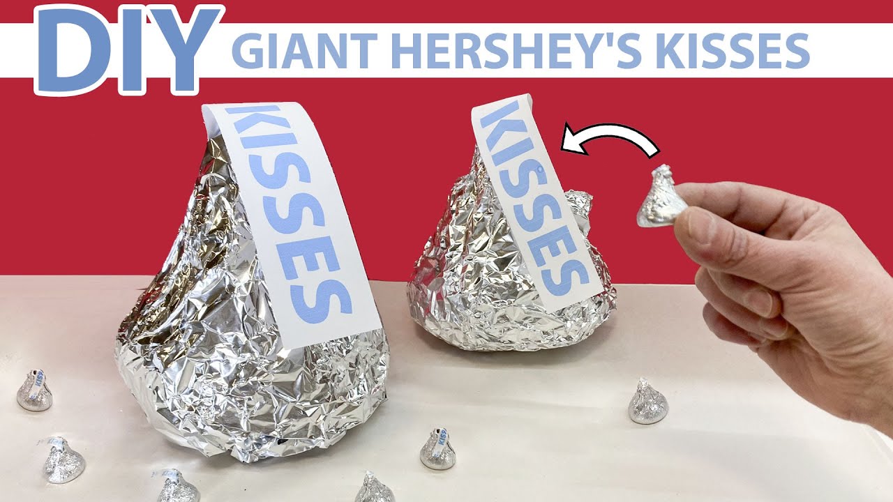 Гигантские украшения Hershey's Kisses своими руками