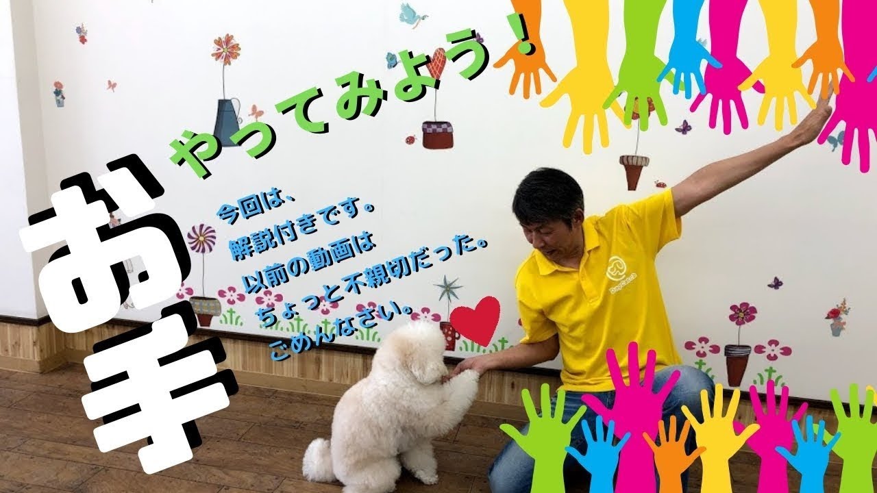 お手の教え方。おての教え方を少し丁寧に解説します
