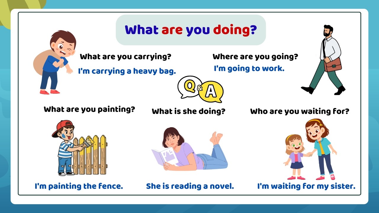 What are you doing? - Daily English Sentences