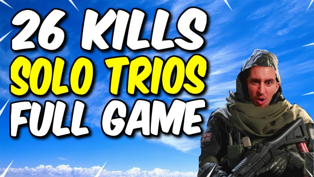 *Insane* Solo Vs Trios 26 Kill Win On COD Warzone! Tourney Ready!!