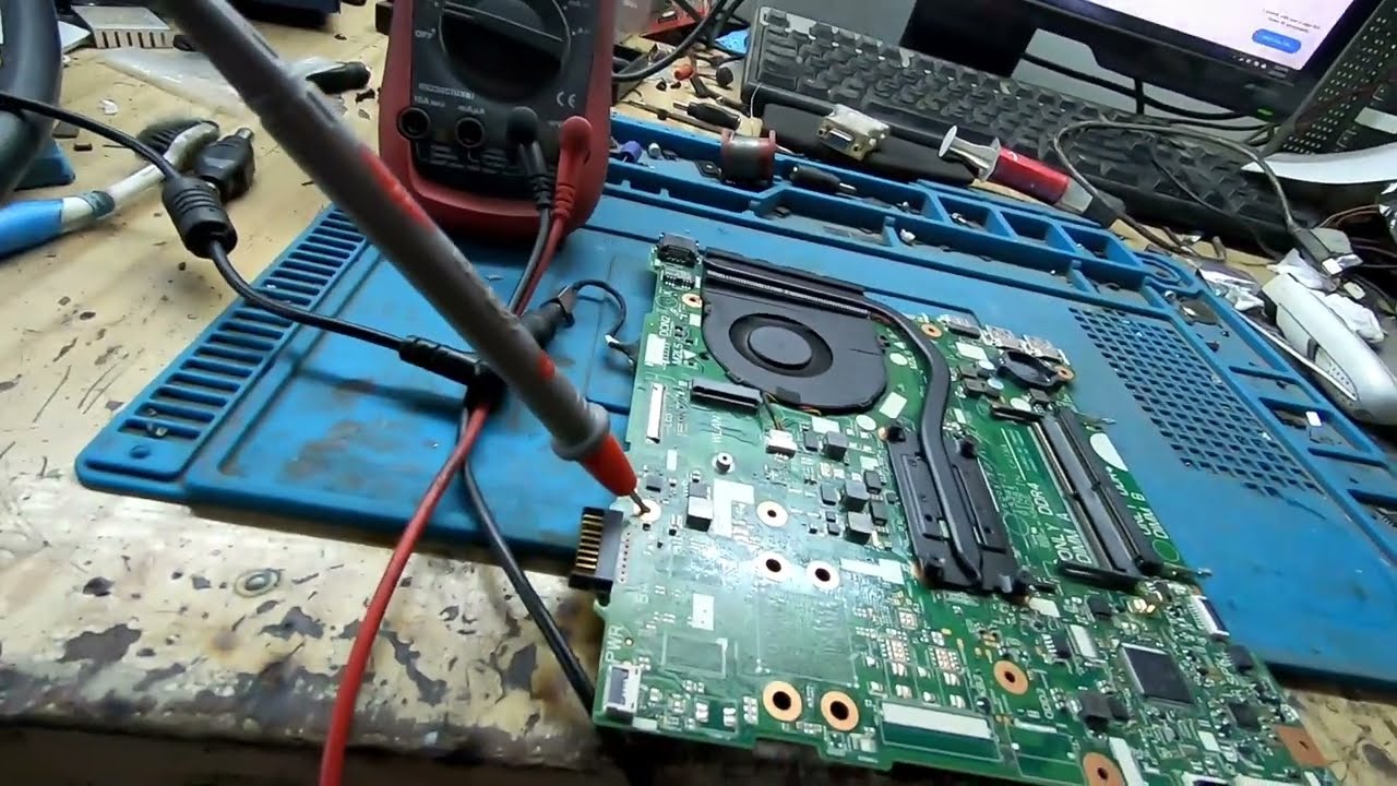 Dell Inspiron 15 laptop  motherboard 15341-1 no display Solved Hindi | Power indicator Blinking