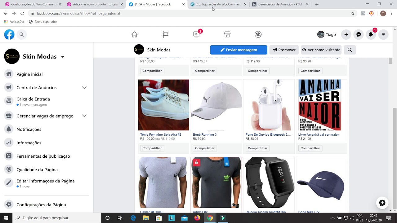 Integrar sua Loja virtual com o Facebook - Loja virtual no Facebook 100% Gr&aacute;tis.