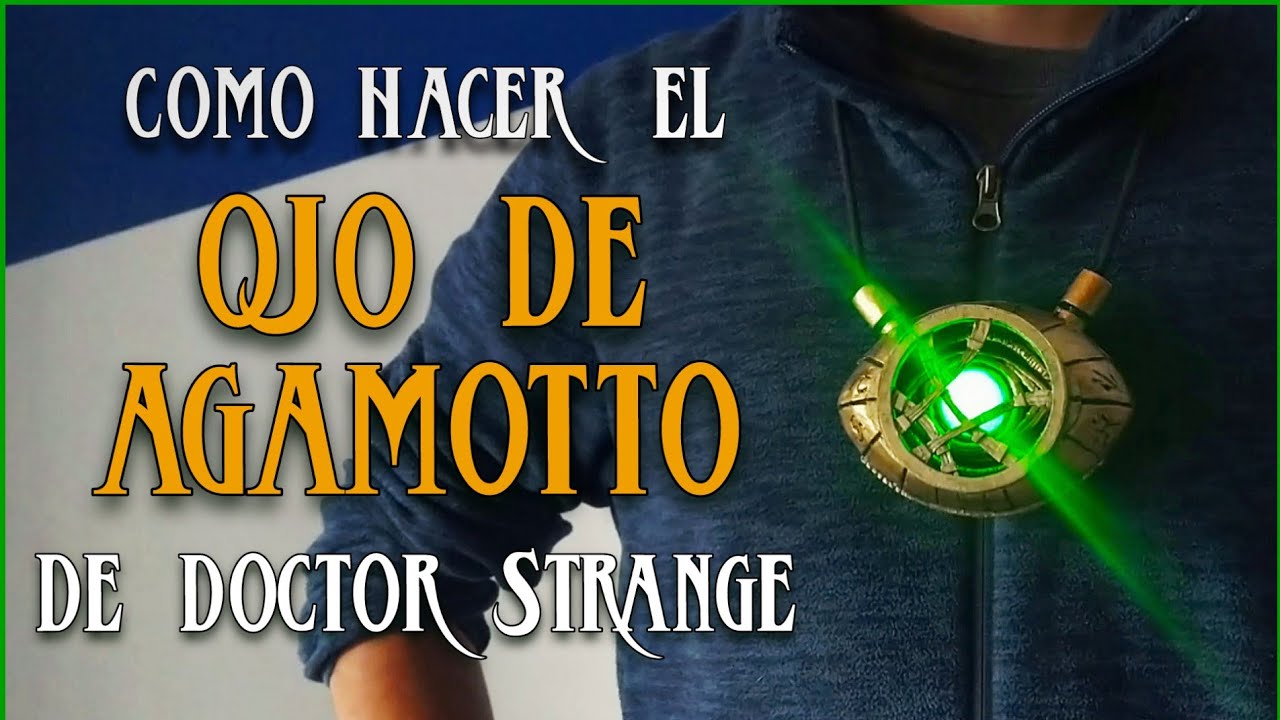 Cómo hacer el OJO DE AGAMOTTO de DOCTOR STRANGE - DIY - Collar de Doctor Strange