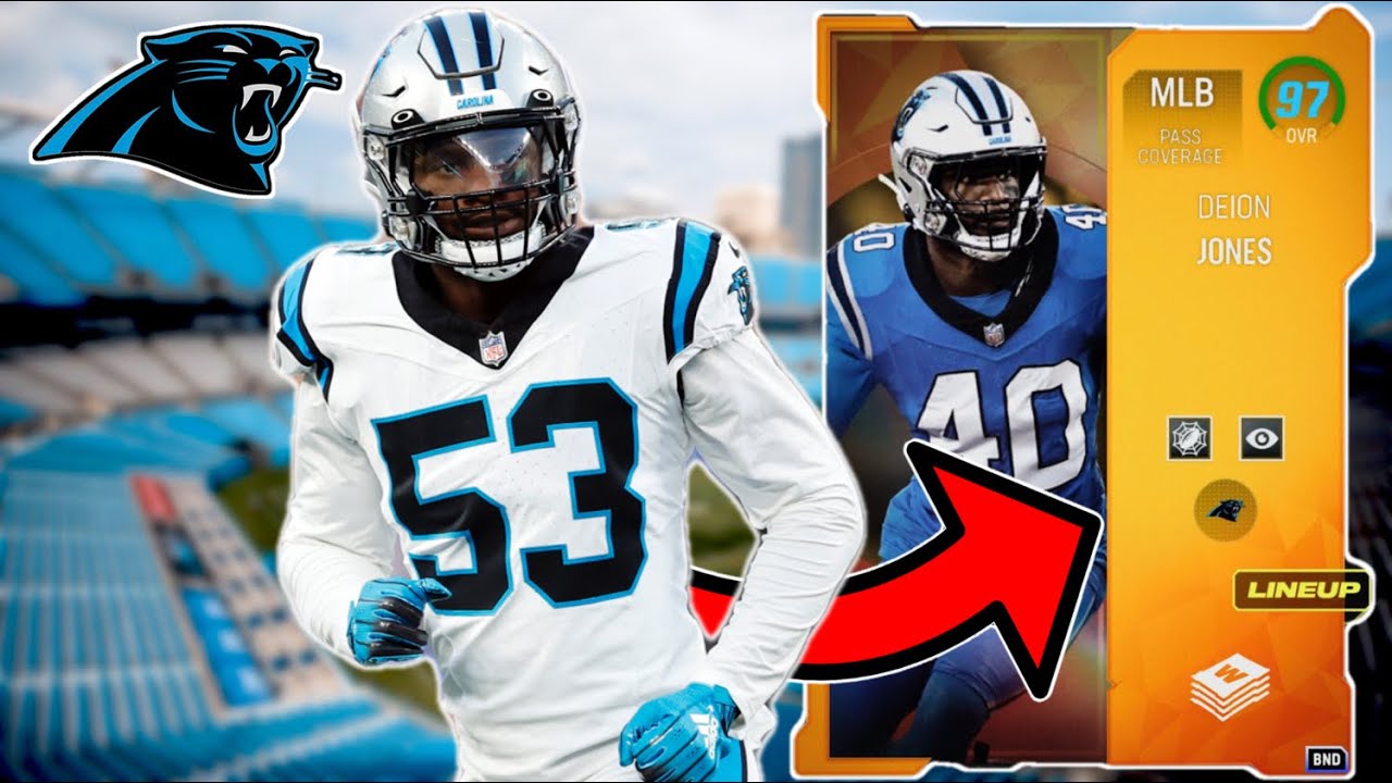 97 Deion Jones is ELITE on the Panthers Theme Team! | Madden 24 Ultimate Team