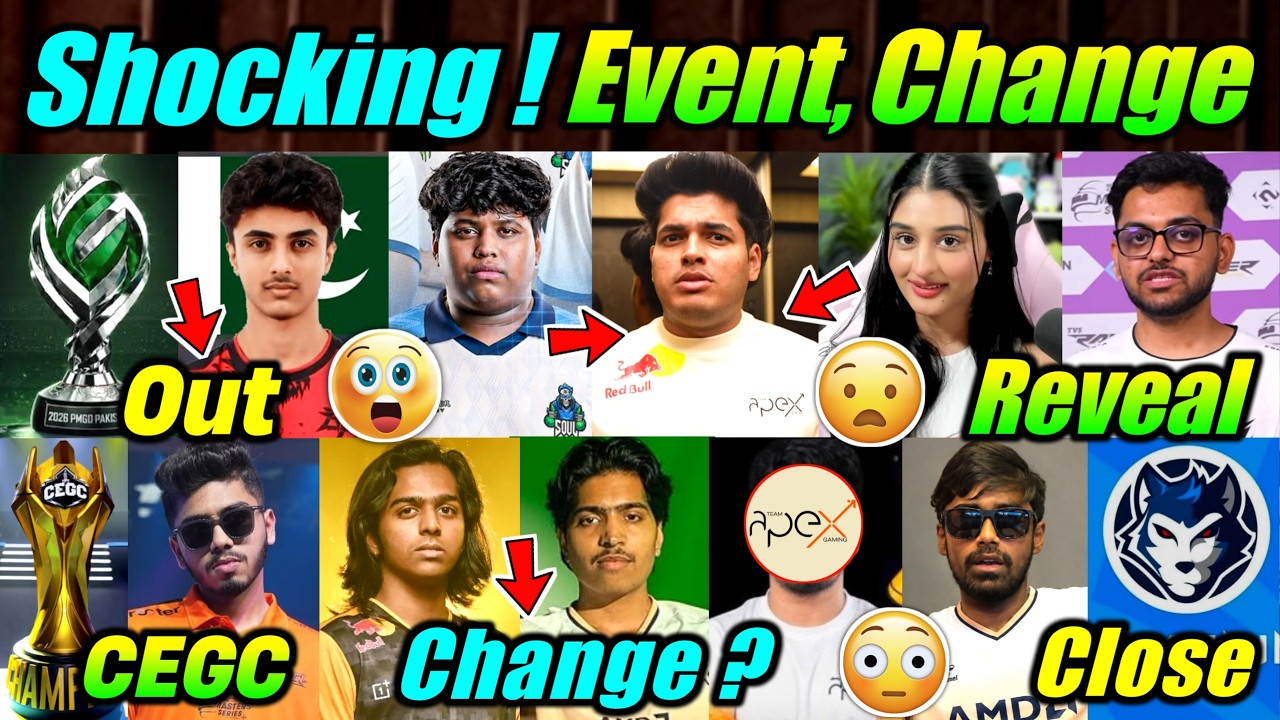 Big Changes ! Shocking News 🤯 Hector Retire ? RGE Shutdown 😳 S8UL on TAG, Neyoo, Event News