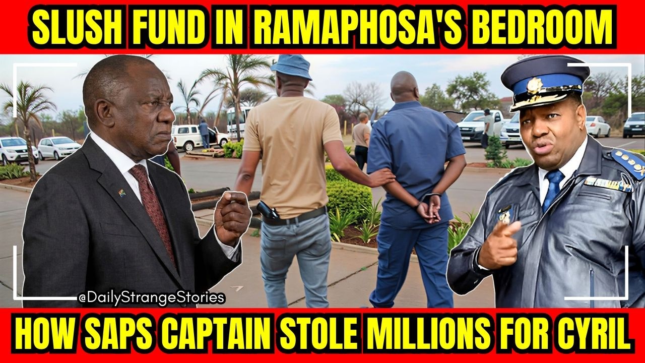 Slush fund in Ramaphosa's bedroom: How SAPS captain stole millions