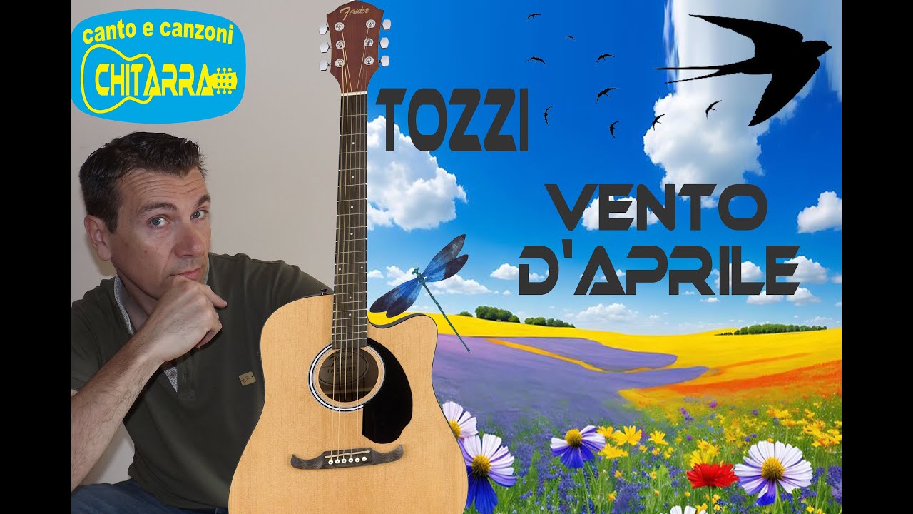 Vento d'aprile TOZZI Cover chitarra acustica www.sergioestefy.it