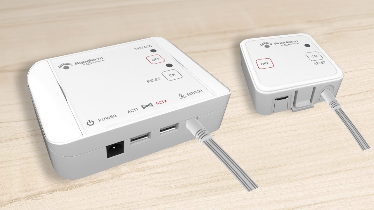 Aqualarm: alarmer og feilmeldinger