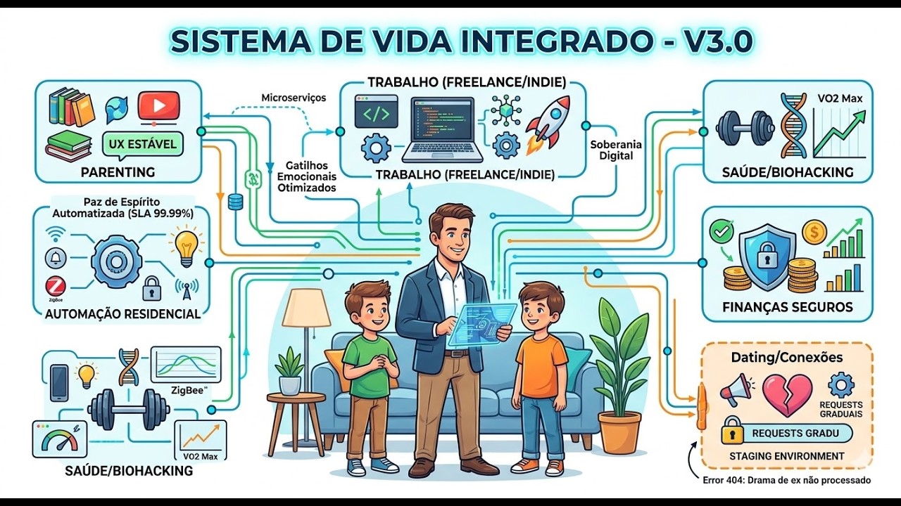 Divórcio e Arquitetura de Sistemas: Como Refatorei minha Vida na Casa dos 40 🚀