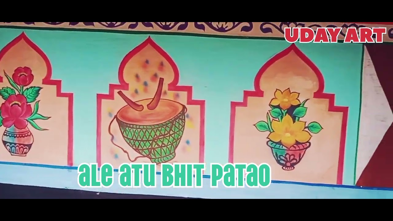 Santali new bhit patao ale atu burutala @video#2024 uday hansdah 🖌️💫🎨