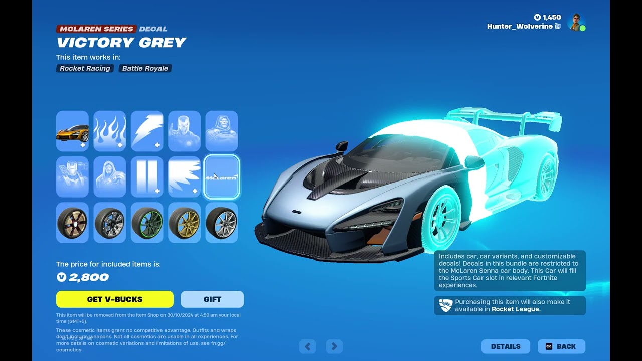 Fortnite Item Shop McLaren Marvel 15 Item Bundle! Iron Man, Doctor Doom & More! #mclaren #marvel