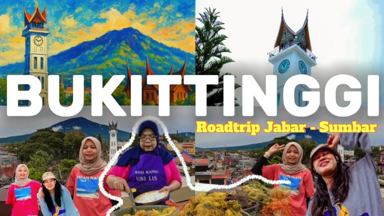 Jam gadang Bukittinggi sumatera barat ll wisata sejarah dan wisata kuliner di Bukittinggi