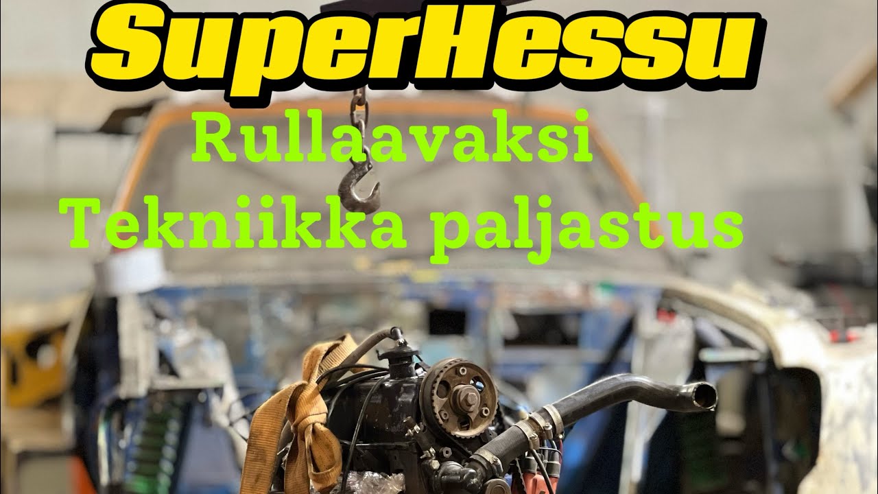 Supersaloon Escort Cosworth rullaavaksi! 