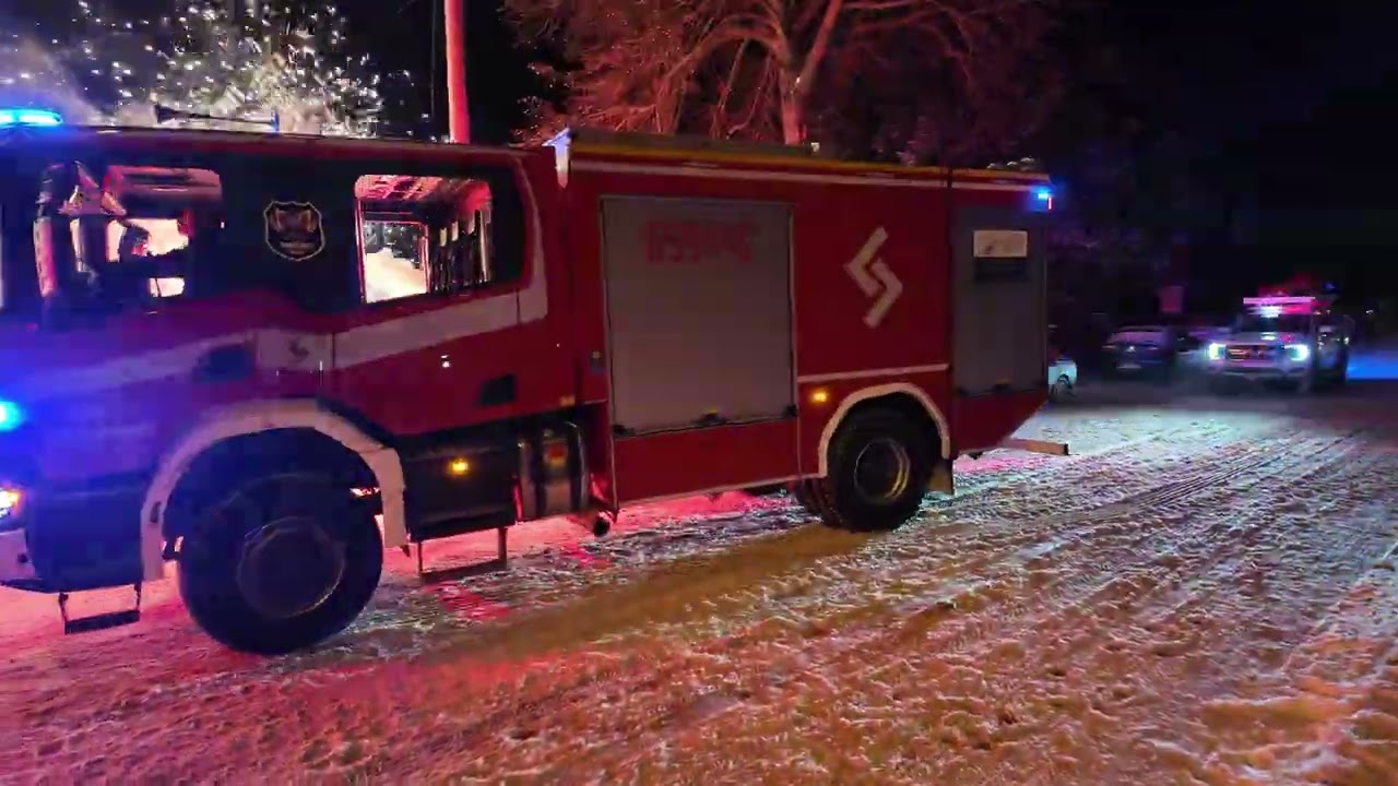 Powitanie nowego samochodu SCANIA P450XT 752 OSP MAJDÓW