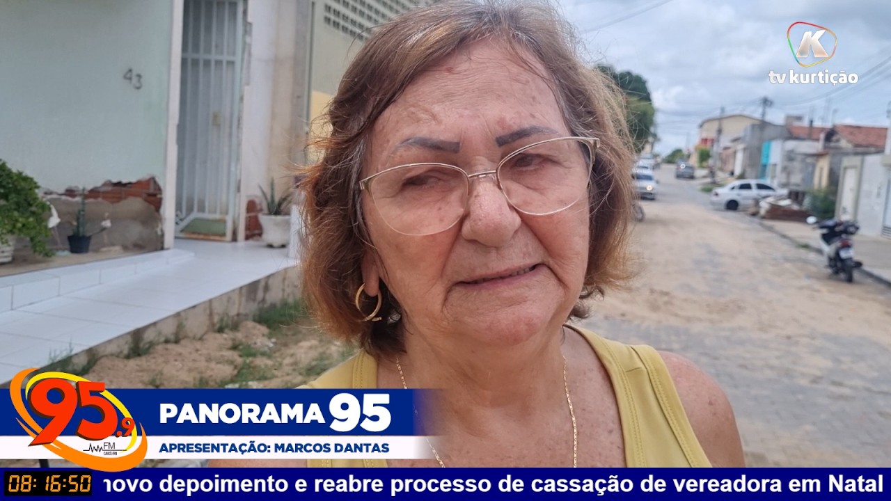 Mistura de água da chuva com esgoto invade casas no Castelo Branco, em Caicó