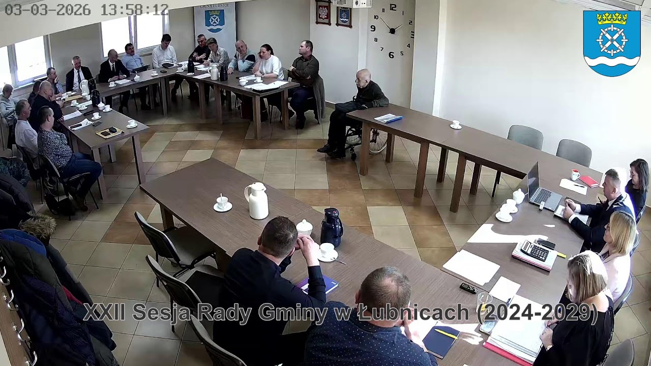 XXII Sesja Rady Gminy w Łubnicach (2024-2029)