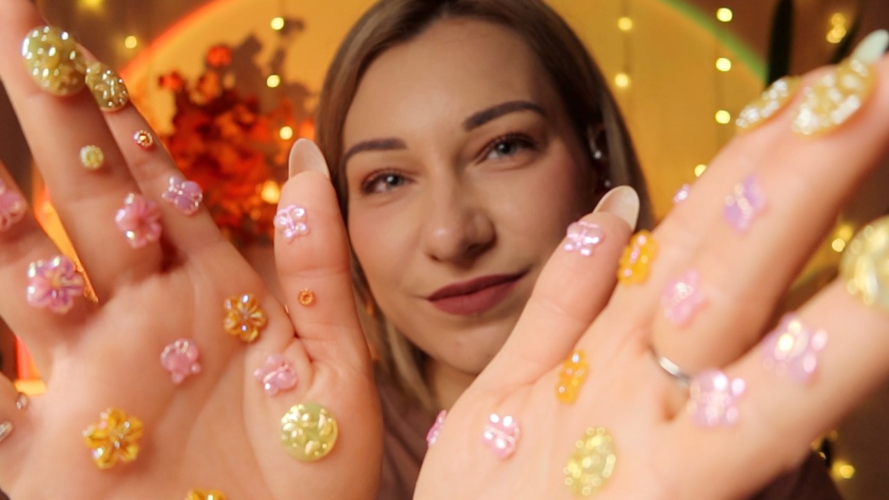 ASMR Tingly Face Touching (Mouth Sounds, No Talking)