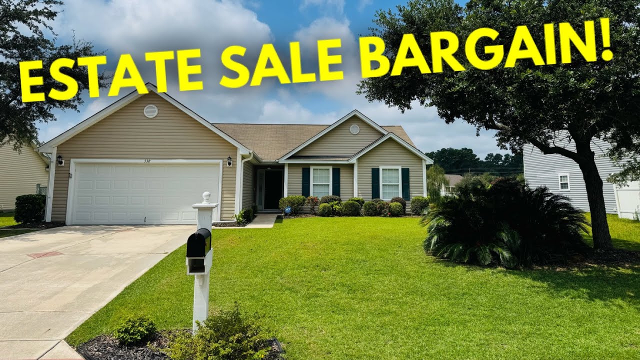 Insane Estate Sale Deal: Fixer Upper Dream Home In Myrtle Beach, South Carolina