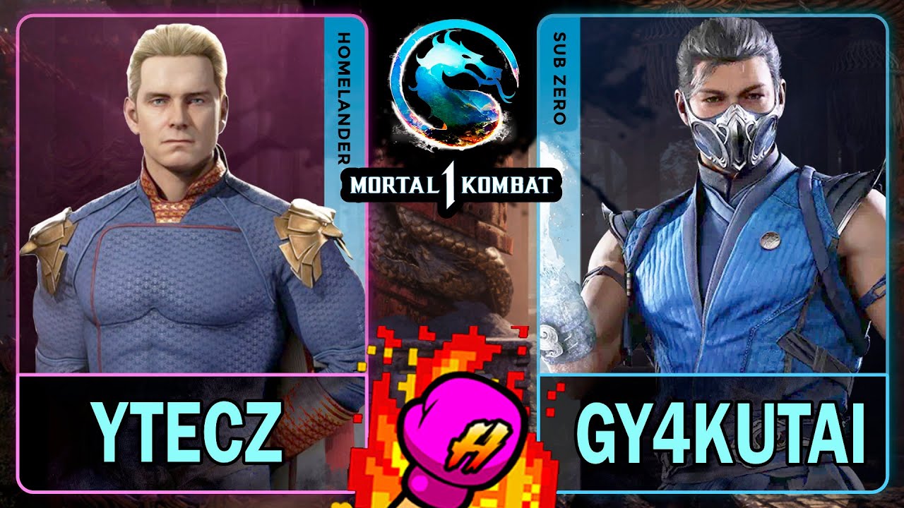 MK1 yTecZ (Хоумлендер) против Gy4kutai (Саб-Зеро)🥊Mortal Kombat 1🥊4K 60ᶠᵖˢ