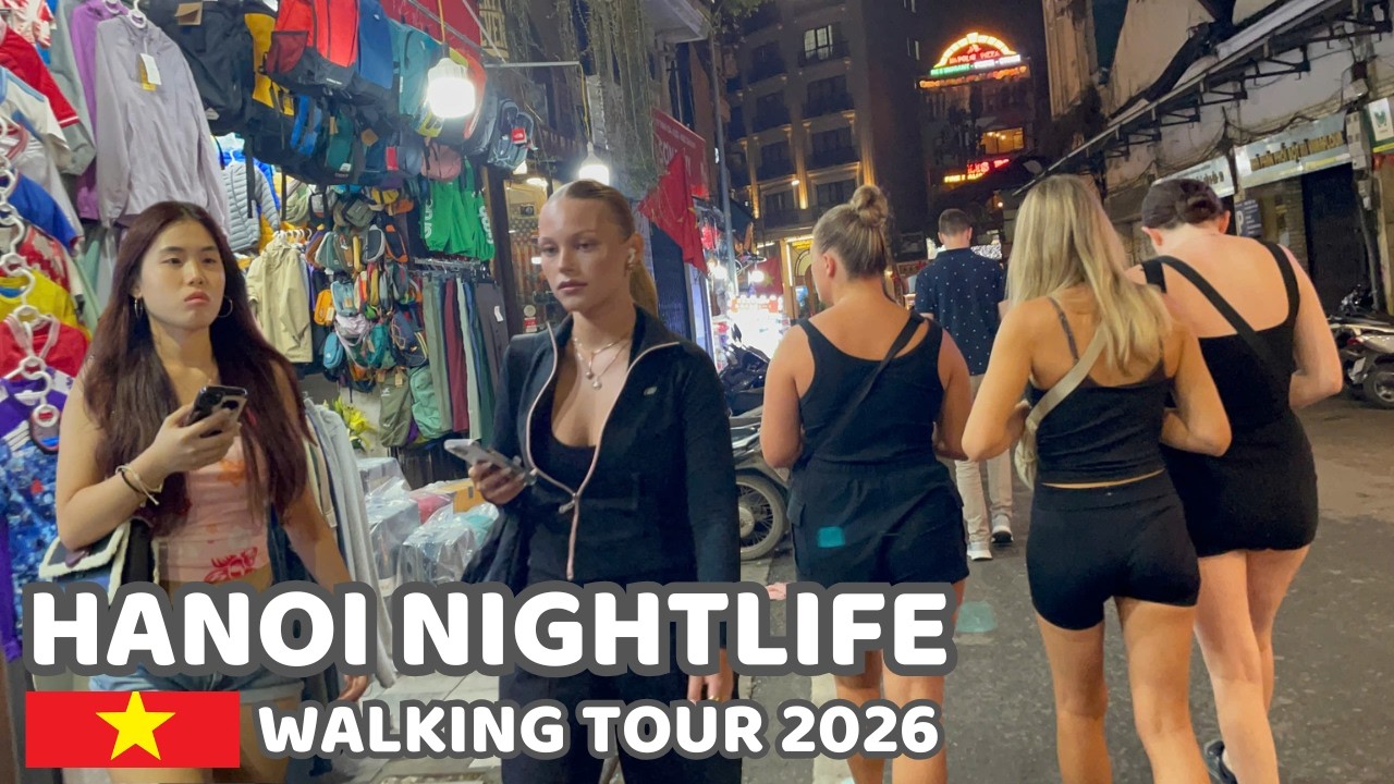 HANOI Nightlife Walking Streets 🇻🇳 Explore VIETNAM 🇻🇳 the Old Town Walking Tour