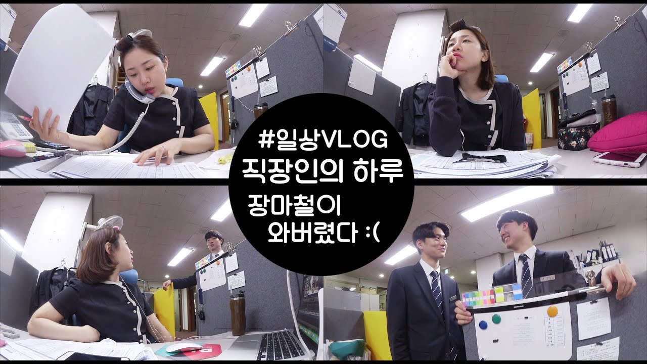 [직장인의 하루] #장마철이 와버렸다 :(  #깊은빡침 #VLOG #미소너굴 #misonugool