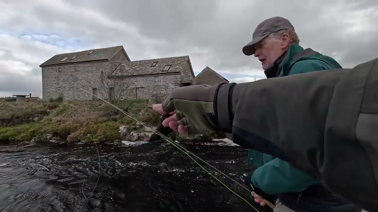 Spring Salmon fishing on the river Thurso Day 3