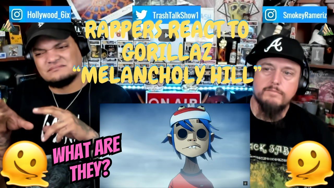 Реакция рэперов на песню Gorillaz «Melancholy Hill»!!!