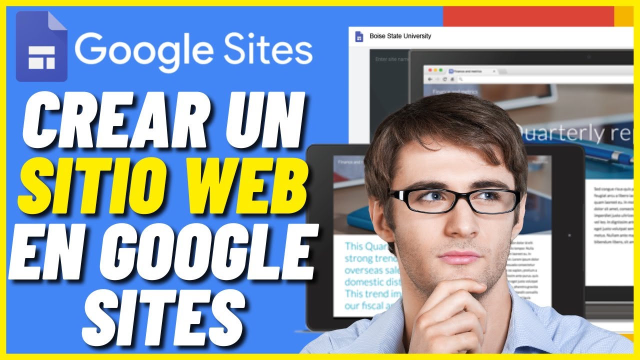 Como crear un sitio web en Google sites