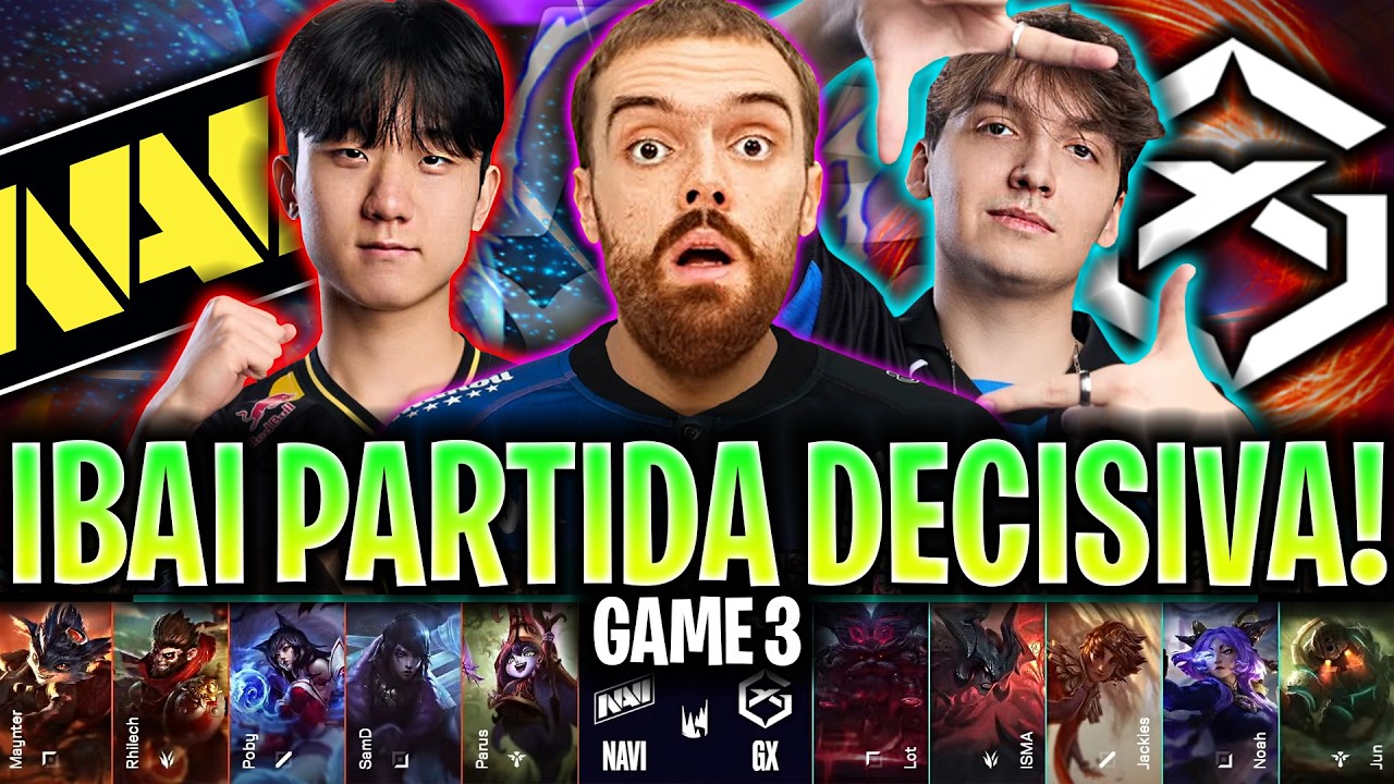 IBAI CASTEA LA PARTIDA DECISIVA! 😱TENEMOS ELIMINADO!🔥 - NAVI vs GX Game 3 LEC VERSUS PLAYOFFS 2026