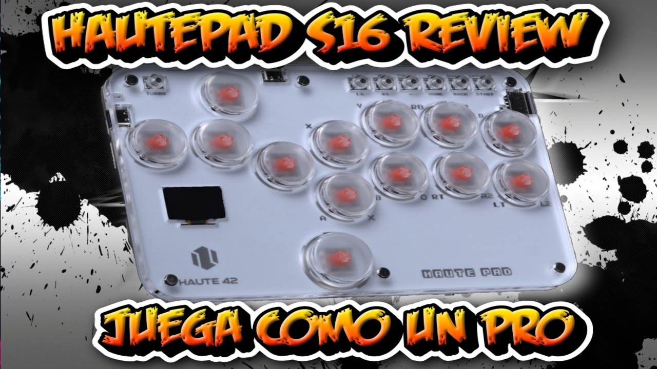 HAUTEPAD S16 de HARIKIKI. Review y tutorial. El HITBOX definitivo. FIGHT ARCADE STICK.