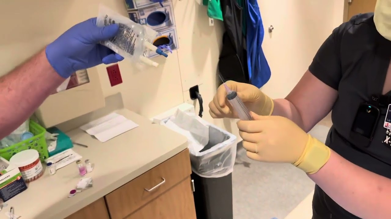 How to set up for an Arthrogram