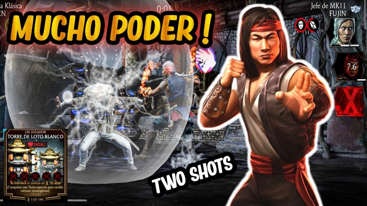 A Liu Kang MK11 NO LE AGUANTAN NADA! Batalla 200 TORRE LOTO BLANCO FATAL. Mortal Kombat Mobile